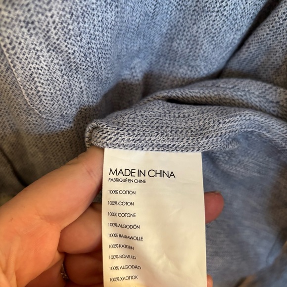 Club Monaco Slim Fit Button Down Men’s Shirt Size Large - Picture 6 of 7